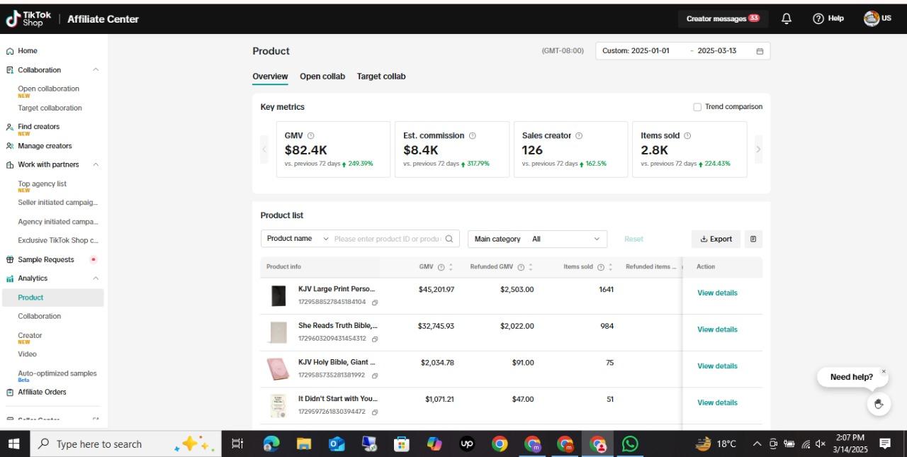 TikTok Shop — Affiliate Revenue Engine screenshot