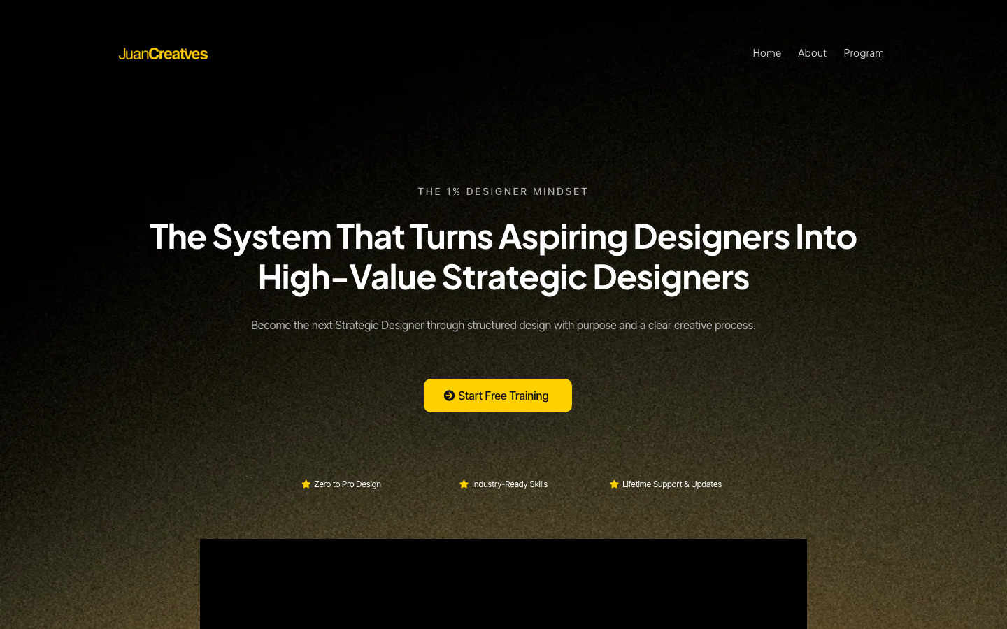 Strategic Designer System hero screenshot