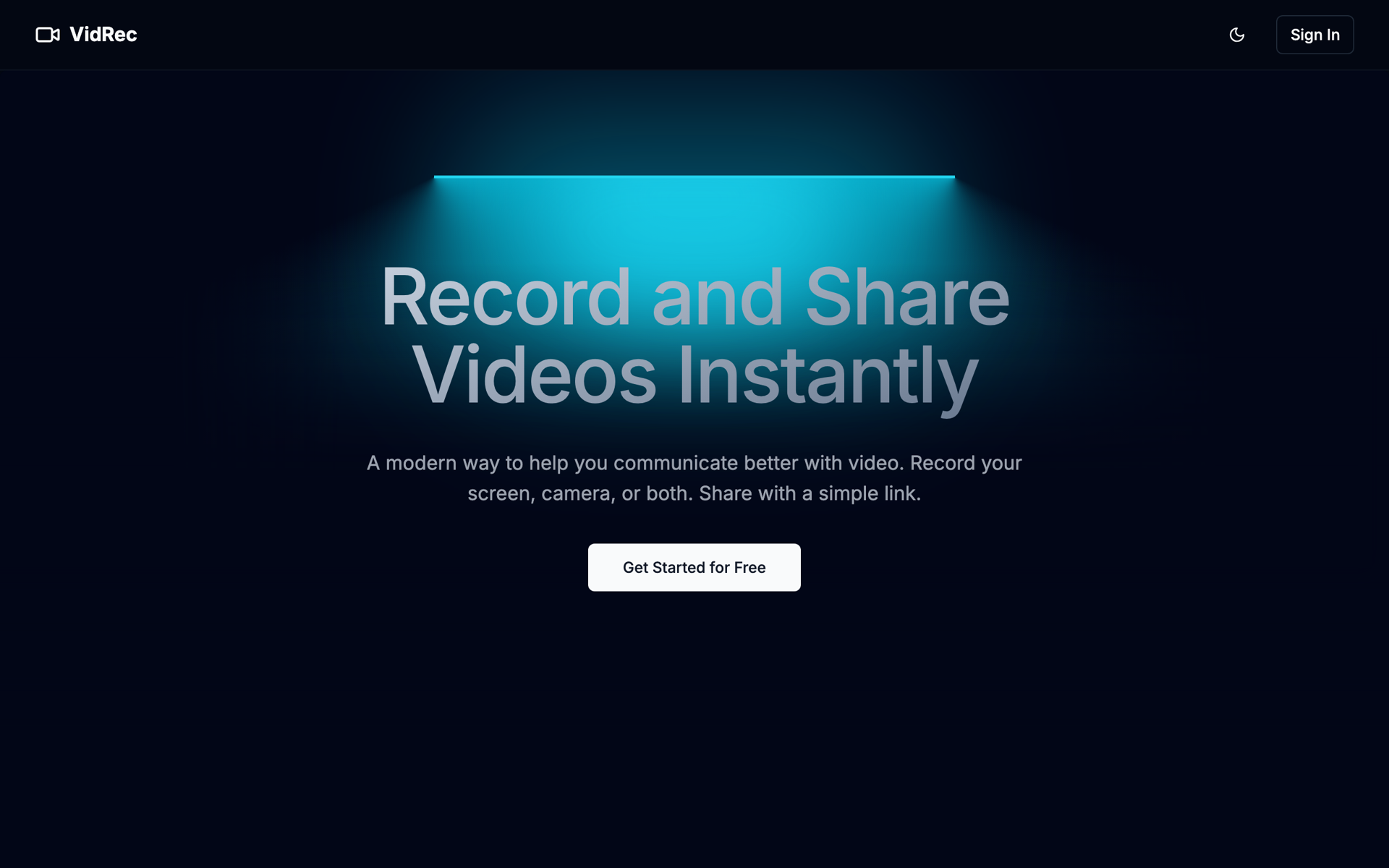 VidRec App hero screenshot